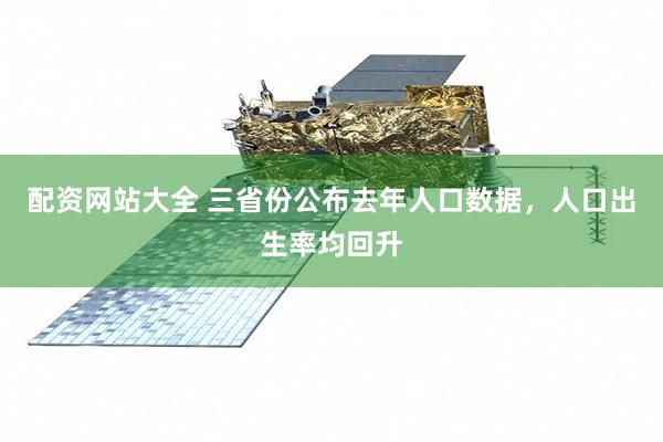 配资网站大全 三省份公布去年人口数据，人口出生率均回升