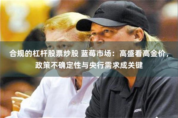 合规的杠杆股票炒股 蓝莓市场：高盛看高金价，政策不确定性与央行需求成关键