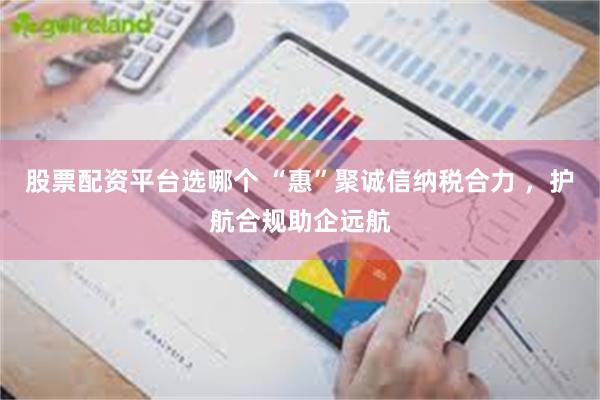 股票配资平台选哪个 “惠”聚诚信纳税合力 ，护航合规助企远航