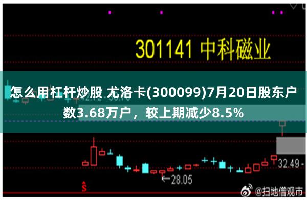 怎么用杠杆炒股 尤洛卡(300099)7月20日股东户数3.68万户，较上期减少8.5%