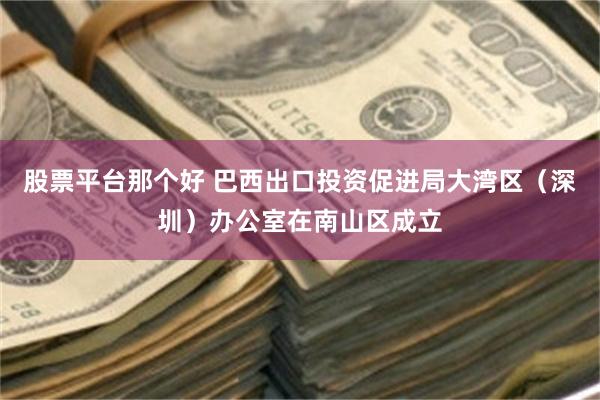 股票平台那个好 巴西出口投资促进局大湾区(深圳)办公室在南山区成立