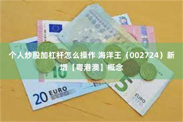 个人炒股加杠杆怎么操作 海洋王（002724）新增【粤港澳】概念