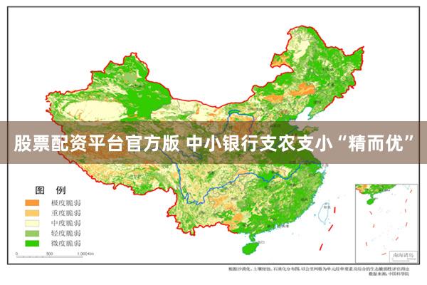 股票配资平台官方版 中小银行支农支小“精而优”