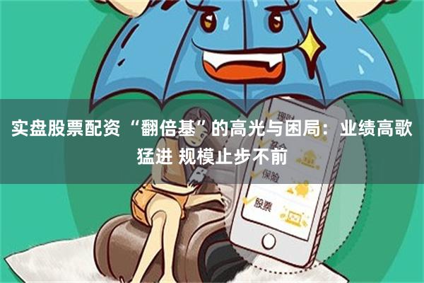 实盘股票配资 “翻倍基”的高光与困局:业绩高歌猛进 规模止步不前