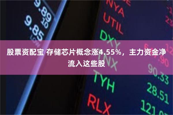 股票资配宝 存储芯片概念涨4.55%，主力资金净流入这些股