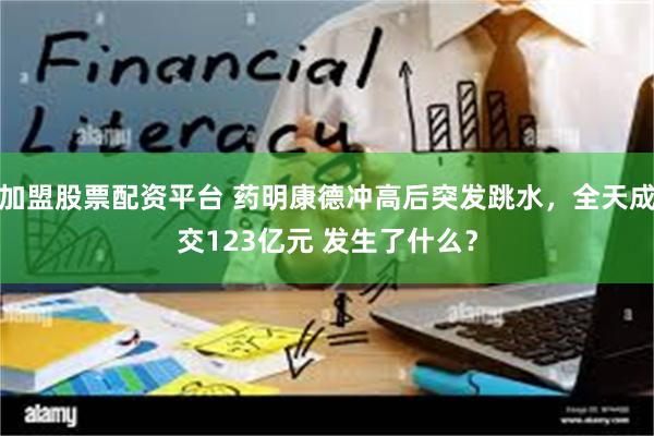 加盟股票配资平台 药明康德冲高后突发跳水，全天成交123亿元 发生了什么？